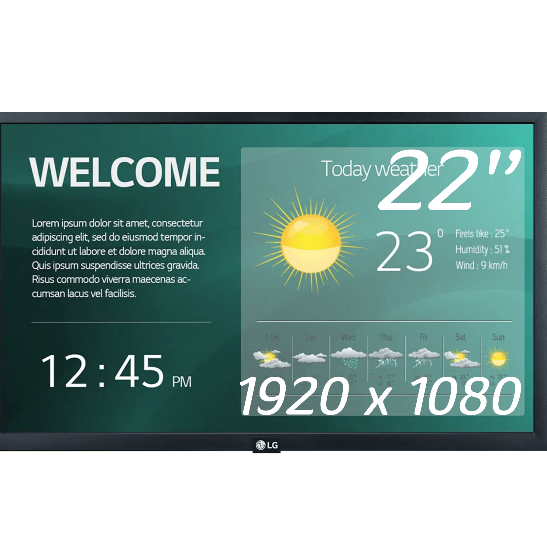 Màn hình Digital Signage chuyên dụng 21,5 inch